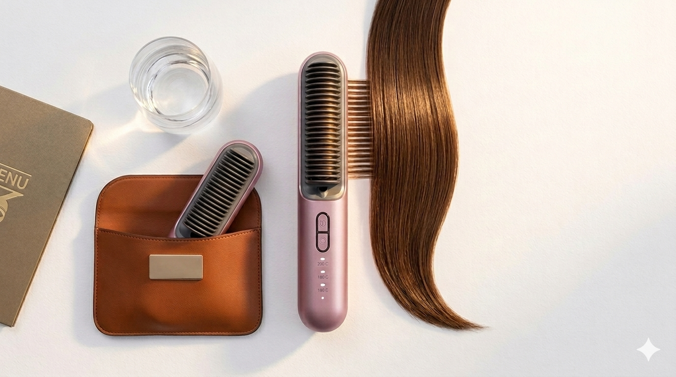 Haarglätter TO GO  für Perfektes Haar, jederzeit